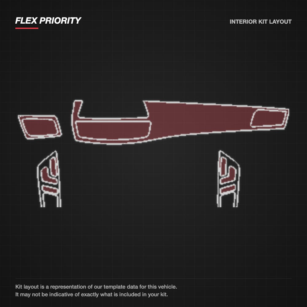 Mercedes-Benz AMG CLS 2012-2015 kit layout