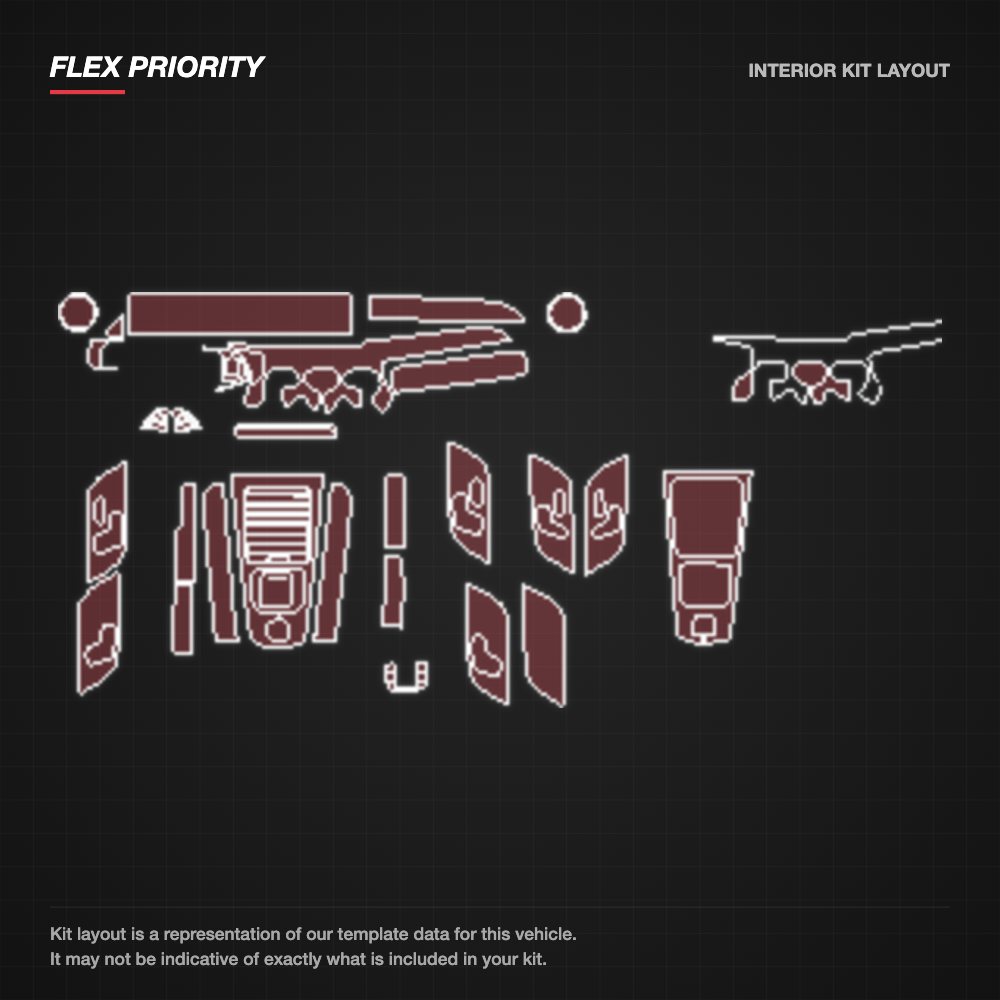 Mercedes-Benz GLB 2020-2021 kit layout