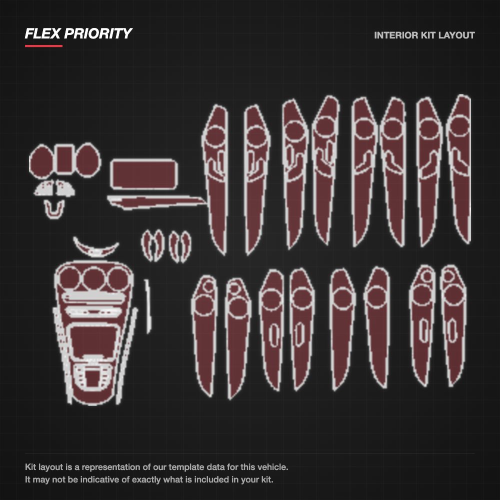 Mercedes-Benz GLC 2020-2022 kit layout