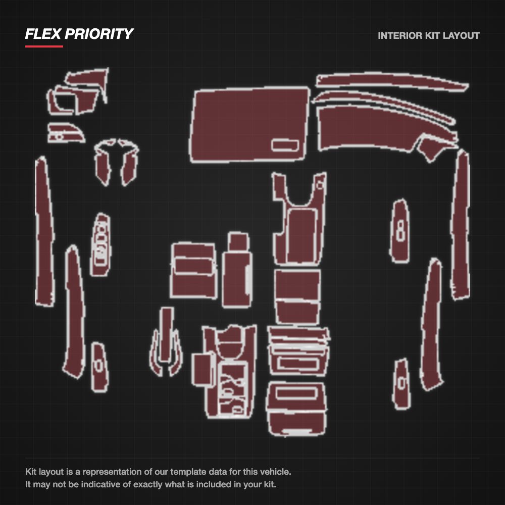Honda Accord 2008-2015 kit layout