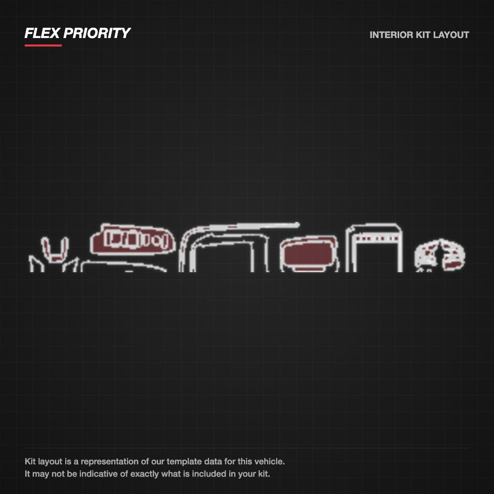 Honda HR-V 2022-2023 kit layout