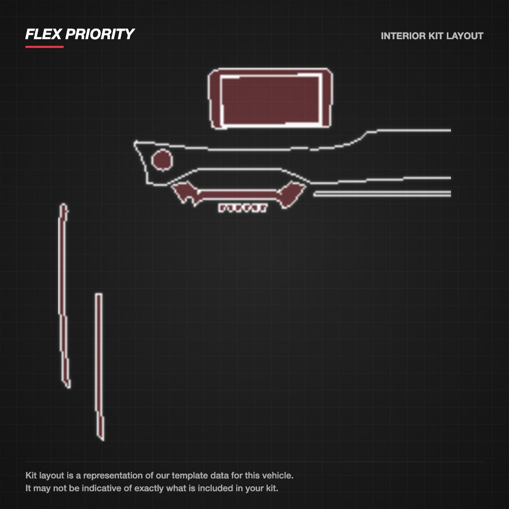 Peugeot E-208 2022+ kit layout
