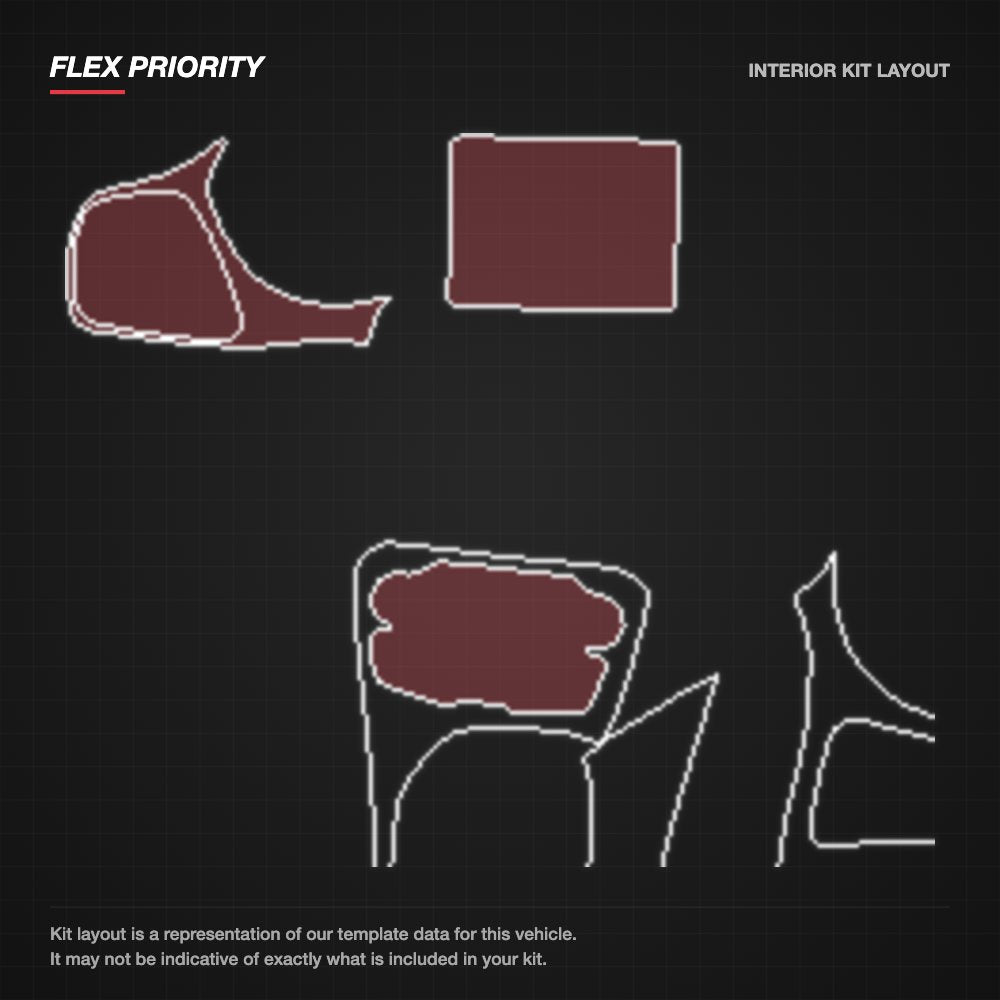Dodge Challenger 2015+ kit layout