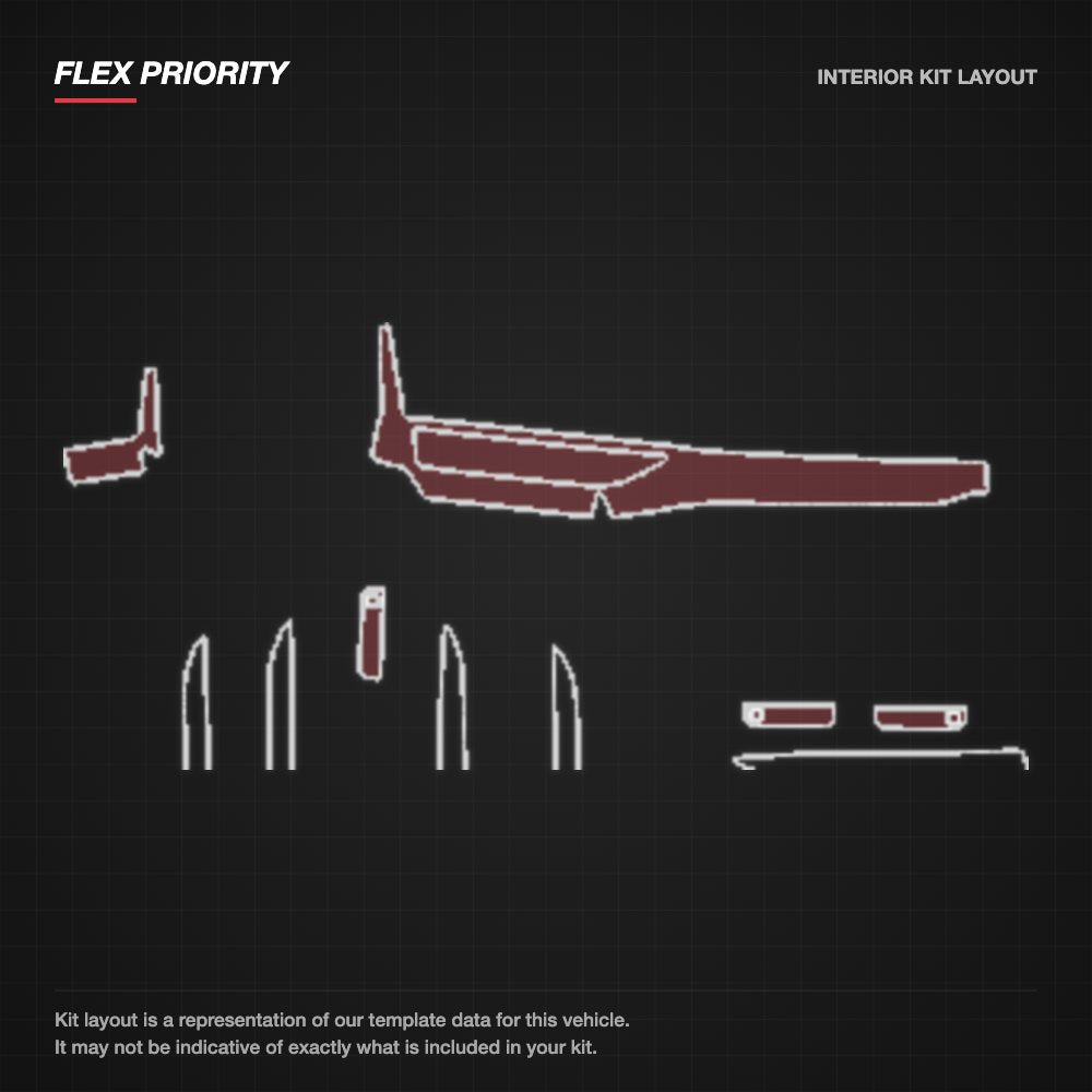 Toyota Highlander 2015-2016 kit layout