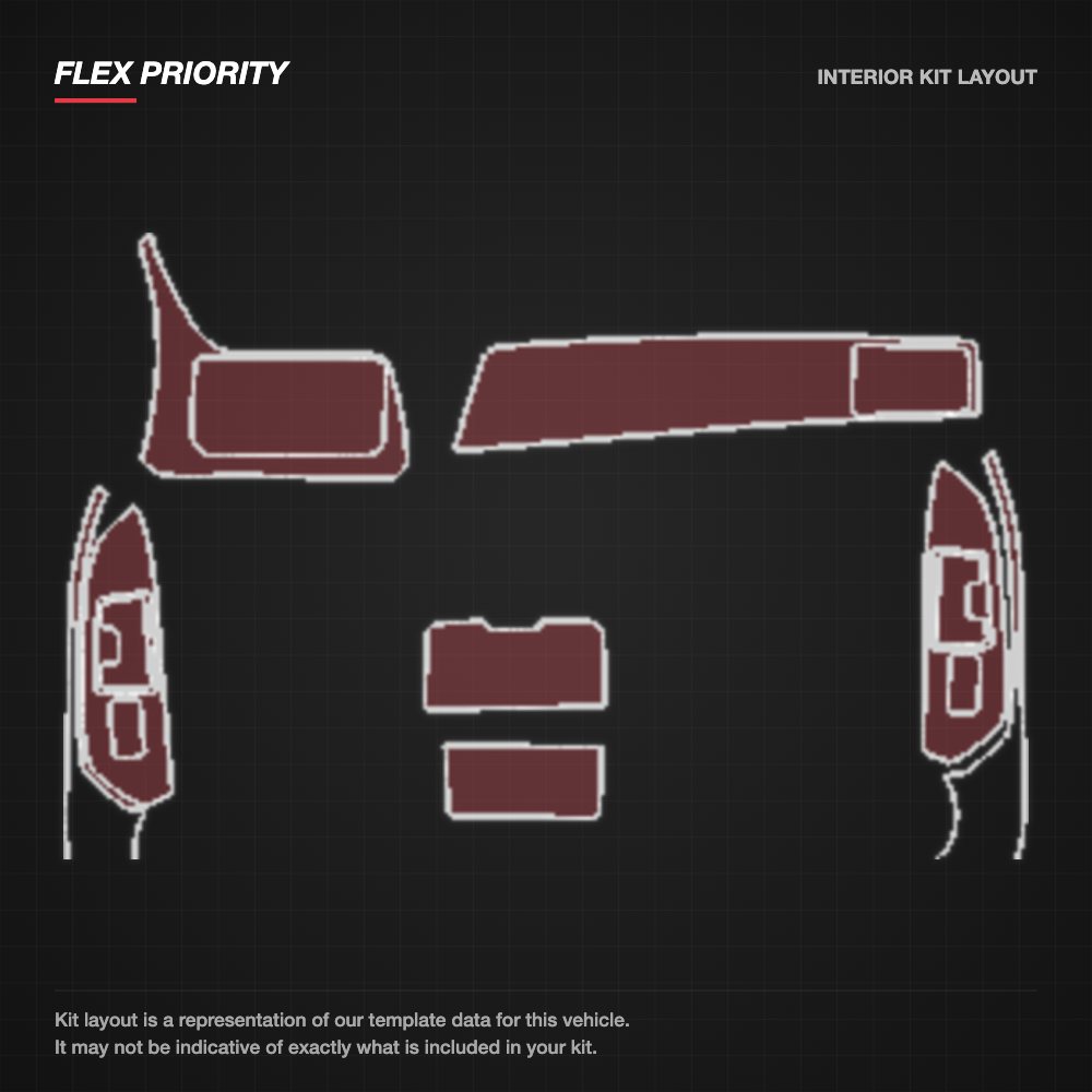 Toyota Crown 2012-2014 kit layout