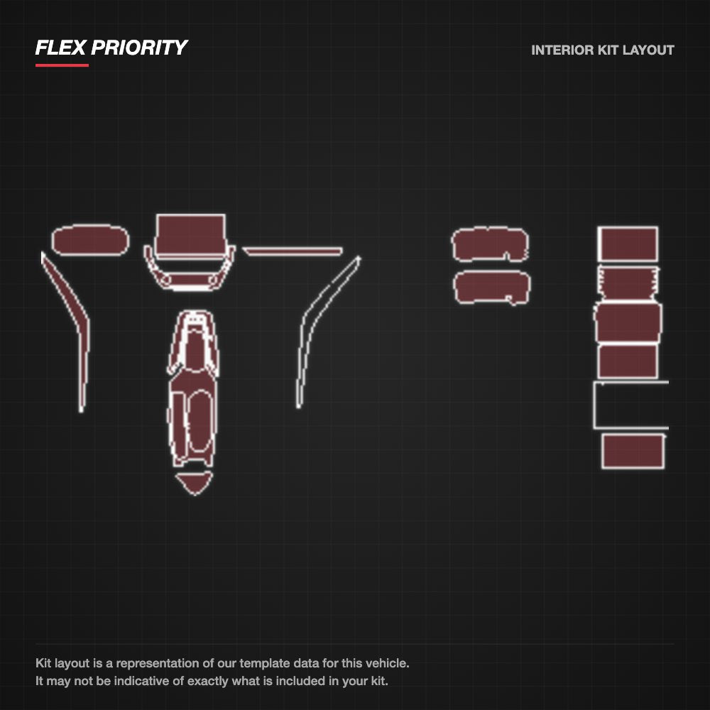 Toyota Corolla 2019-2023 kit layout