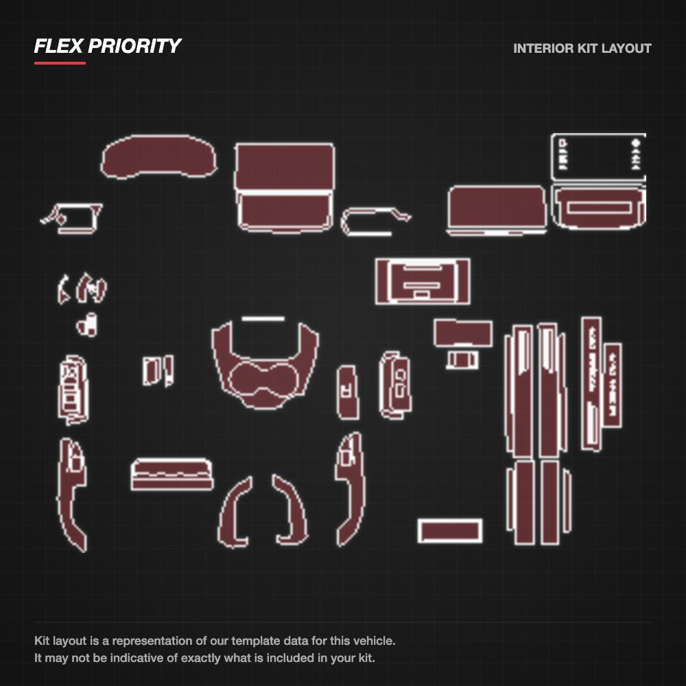 Toyota Land Cruiser 2022+ kit layout