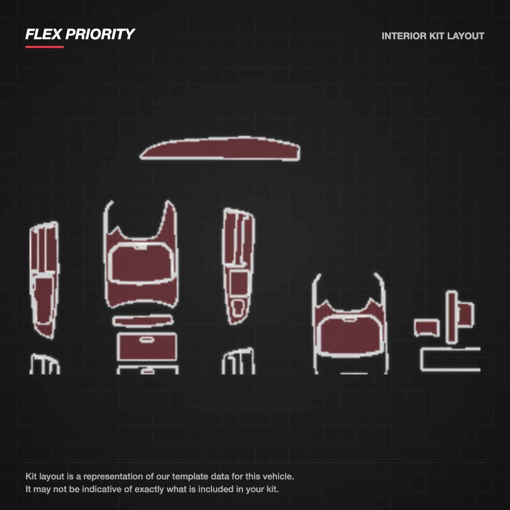 Ford Edge 2017-2018 kit layout