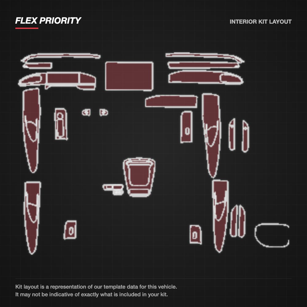 Geely EX2 2024+ kit layout