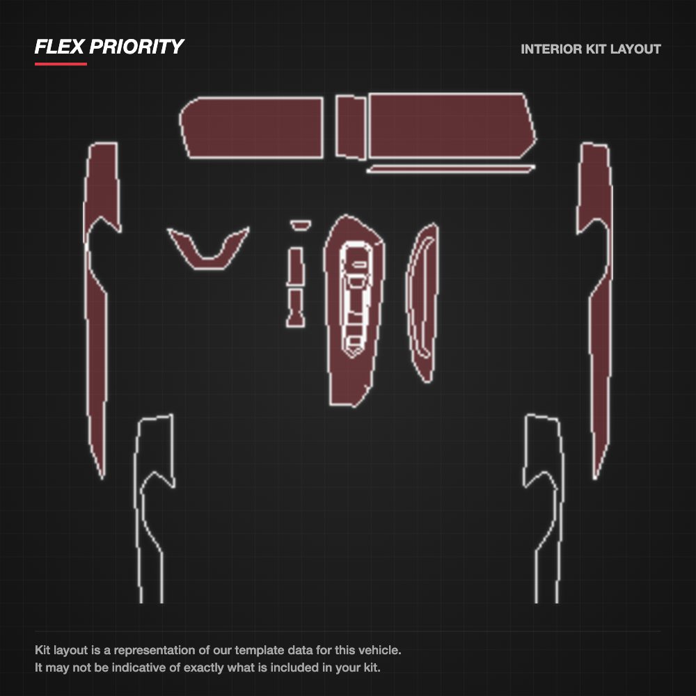 Geely Coolray 2023+ kit layout
