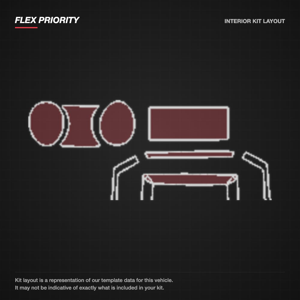 Jaguar E-PACE 2018 kit layout