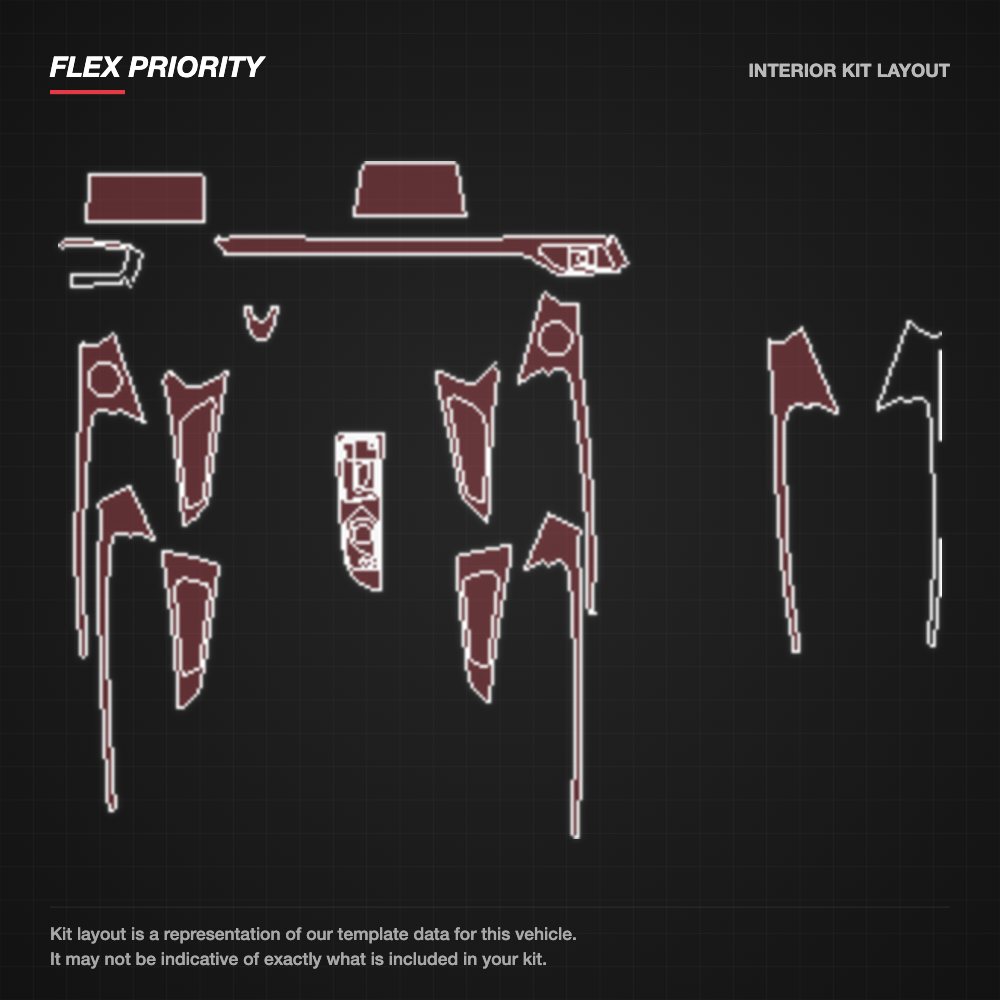 Genesis G70 2021+ kit layout