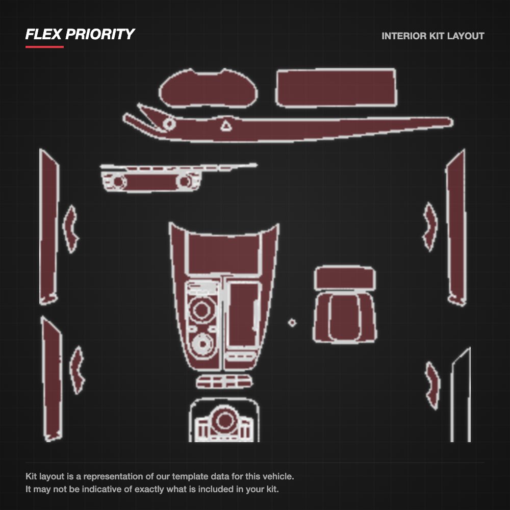Genesis G80 2021-2023 kit layout