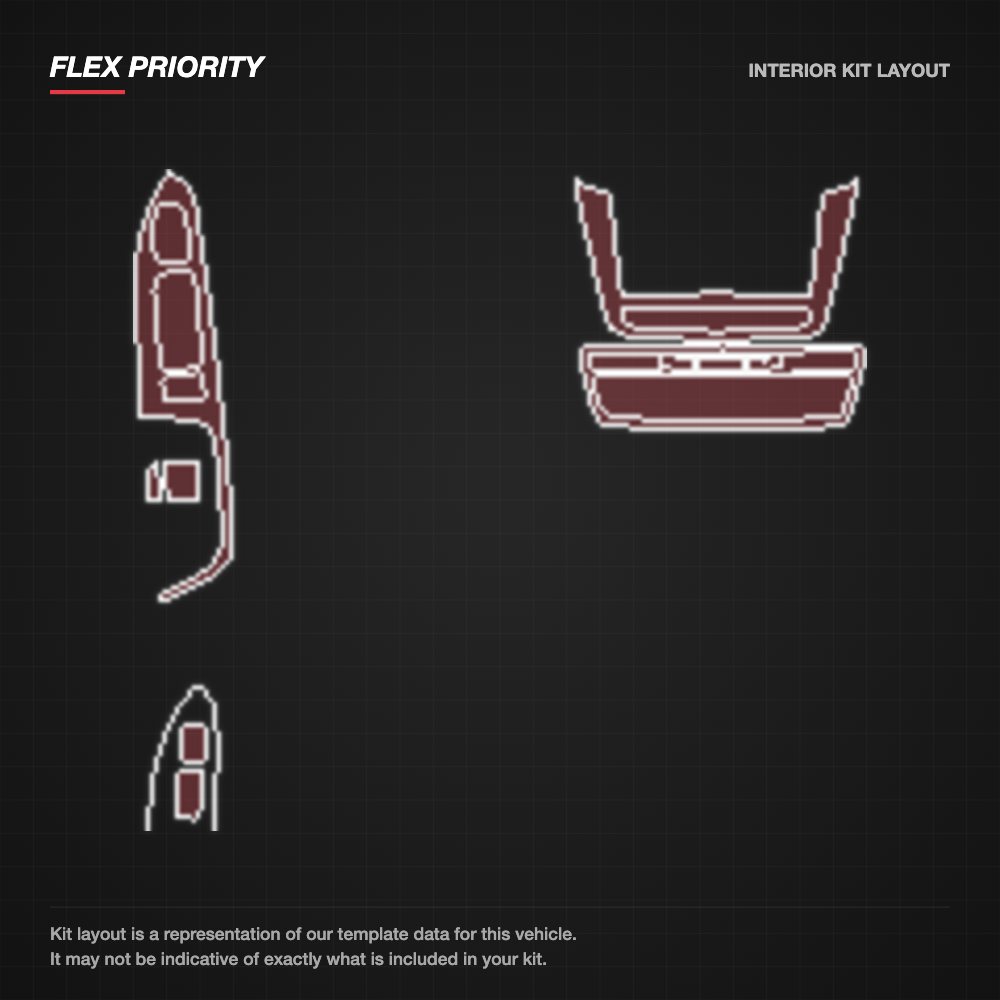 KGM Rexton 2021-2022 kit layout