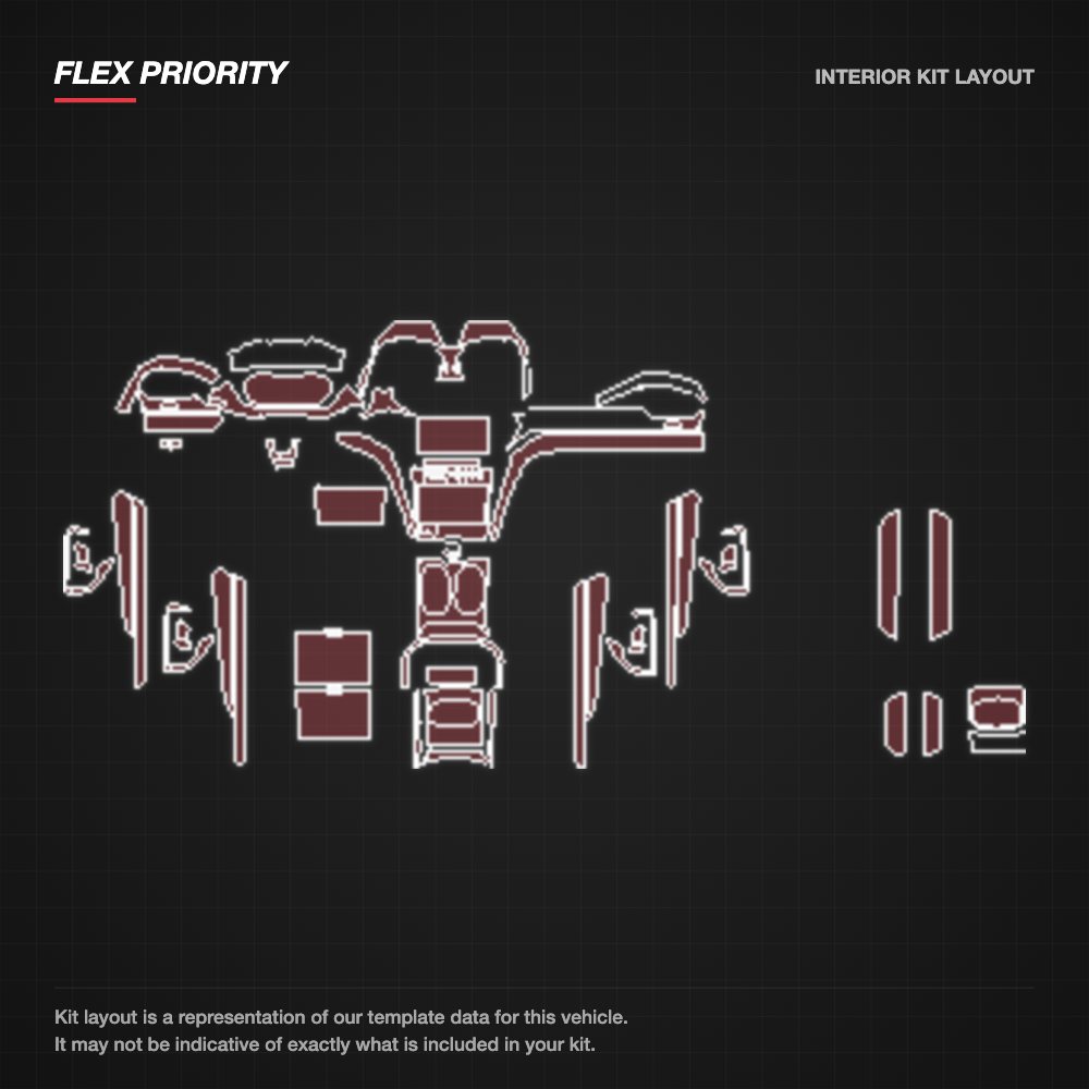 Lamborghini Urus 2018-2022 kit layout
