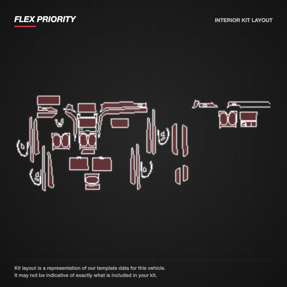Lamborghini Urus 2023+ kit layout