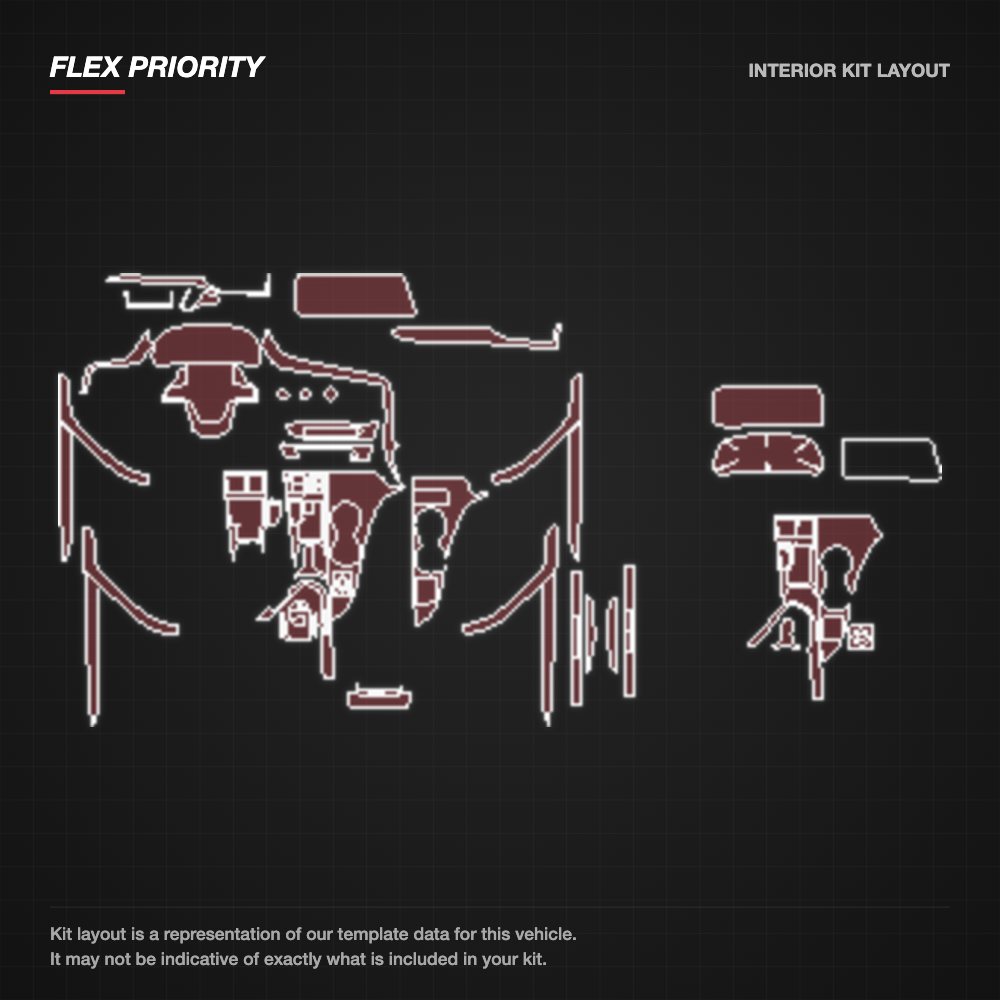 Lexus RX 2020-2022 kit layout