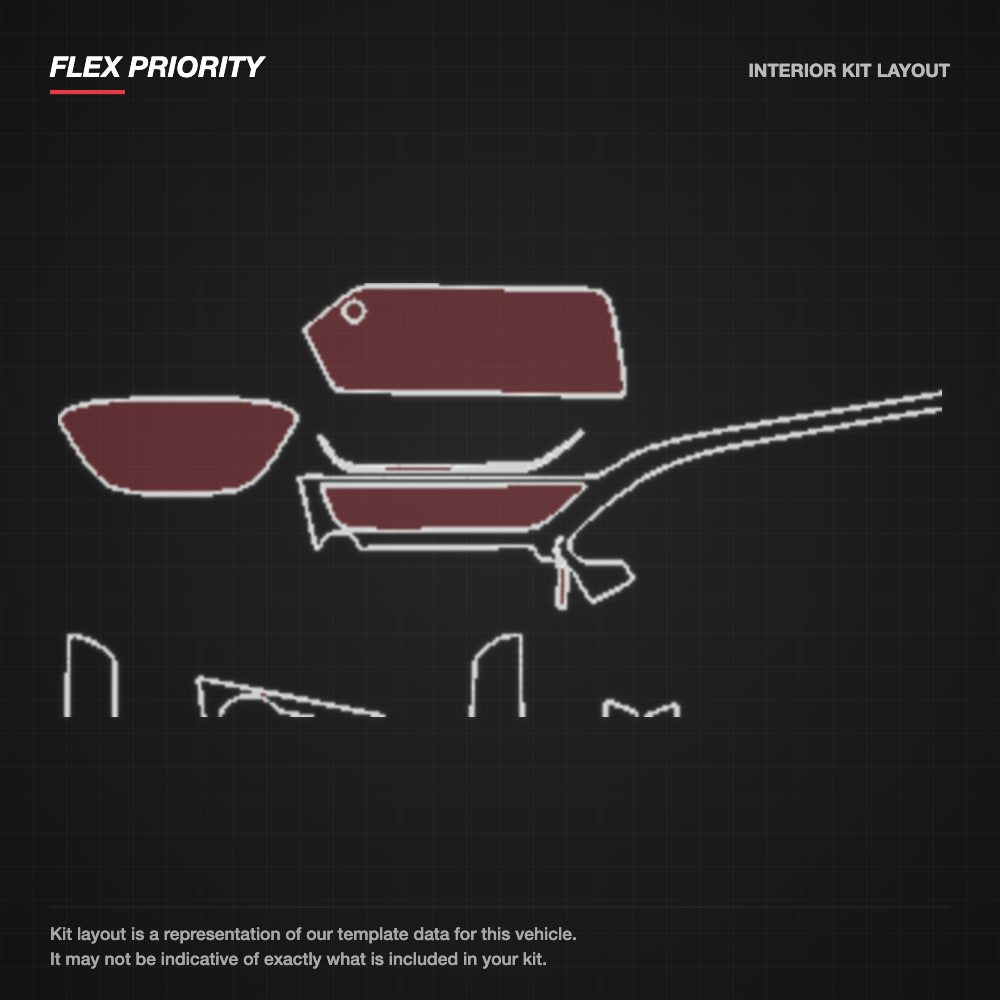 Lexus UX 2022-2024 kit layout