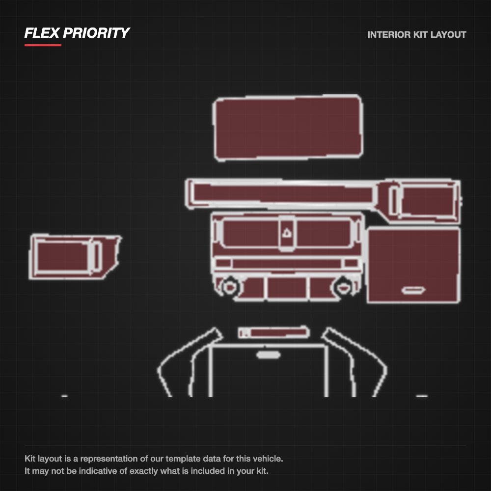Lexus GX 2022-2023 kit layout