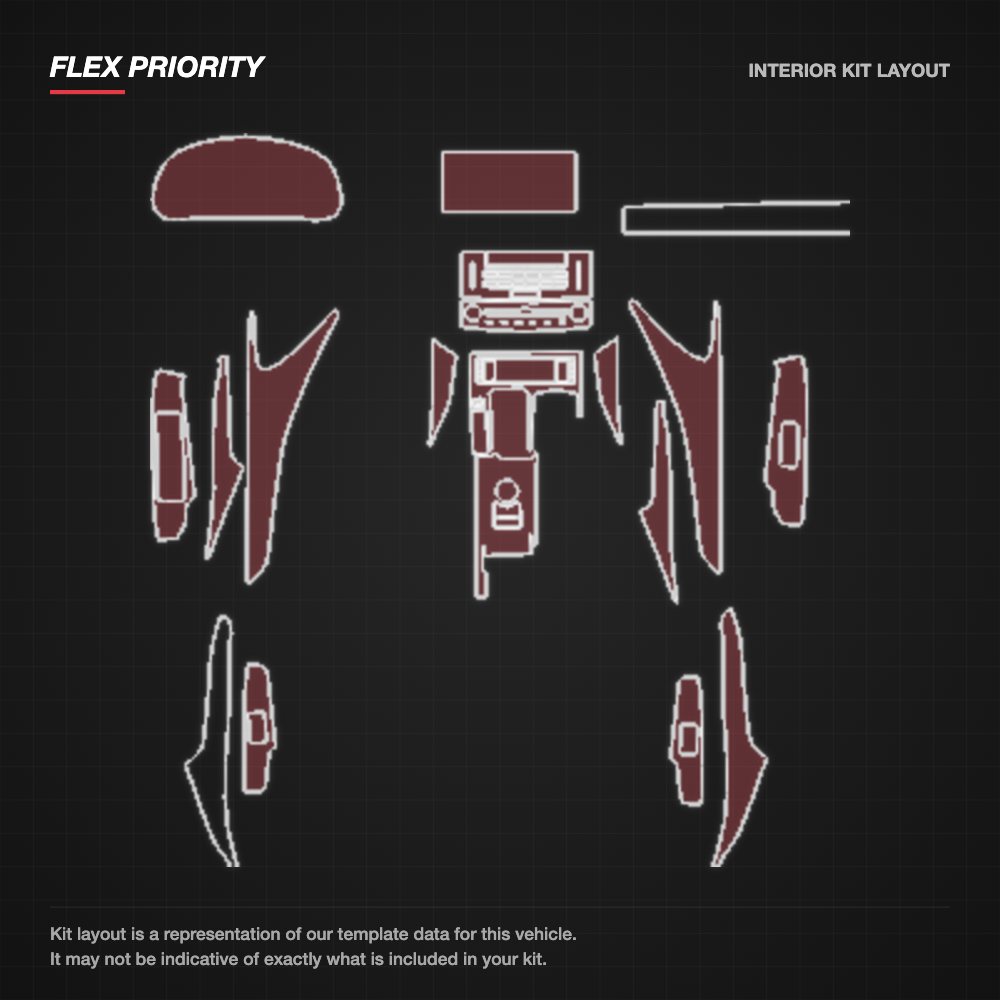 Lexus IS 2017-2020 kit layout