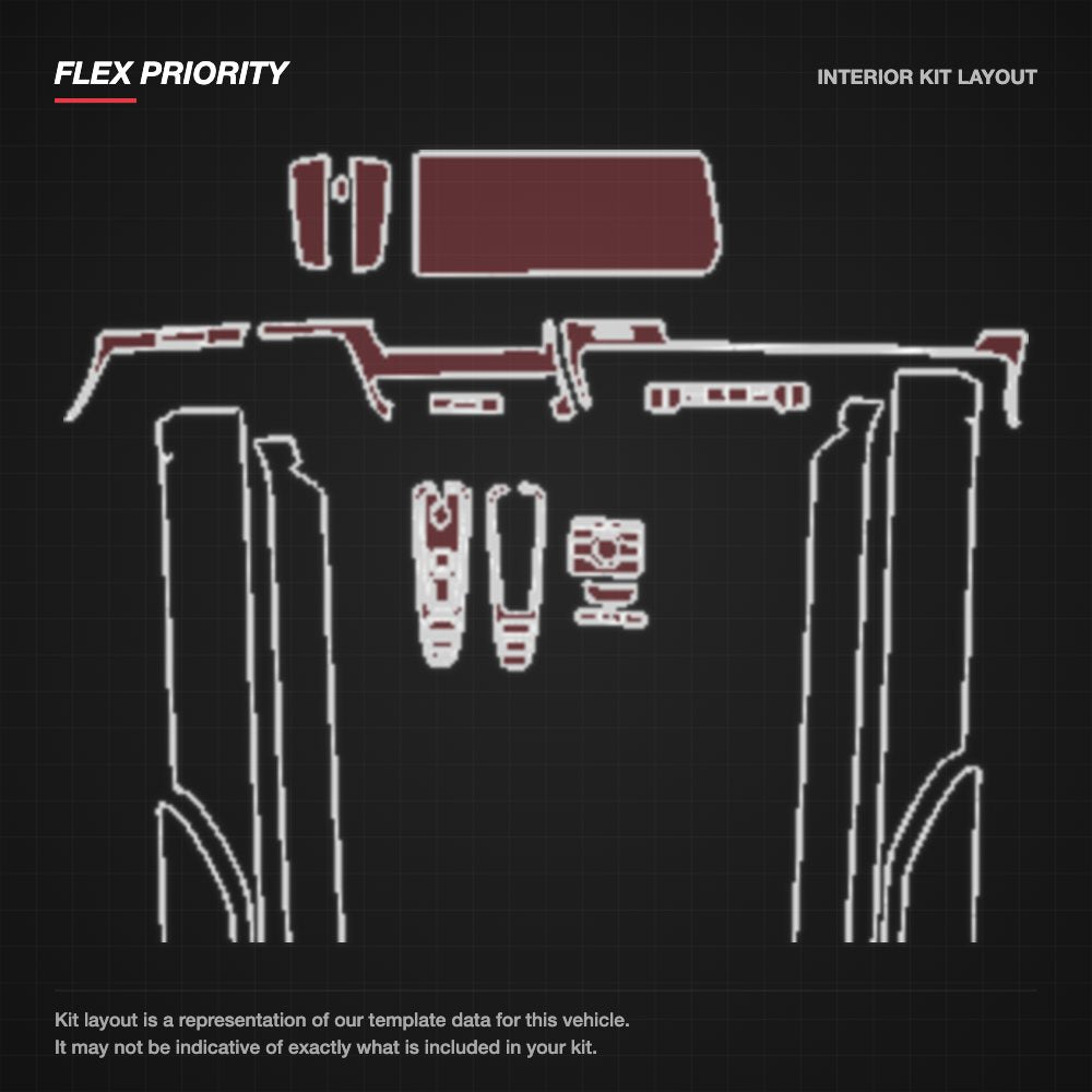 Lexus LC 2018-2020 kit layout