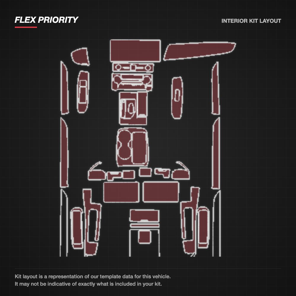 Lexus LM 2020-2022 kit layout (template 2)