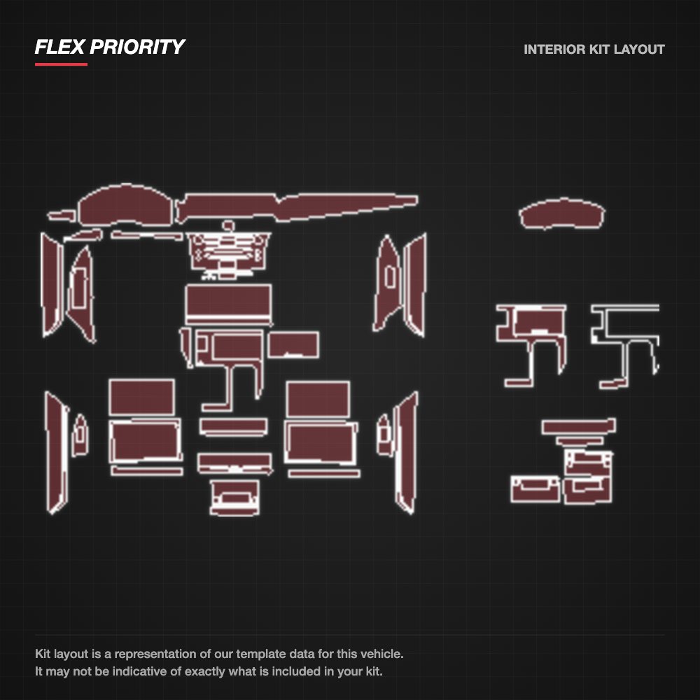 Lexus LX 2016-2021 kit layout