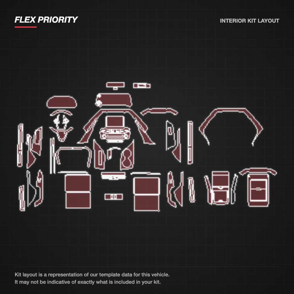 Lexus LX 2022+ kit layout