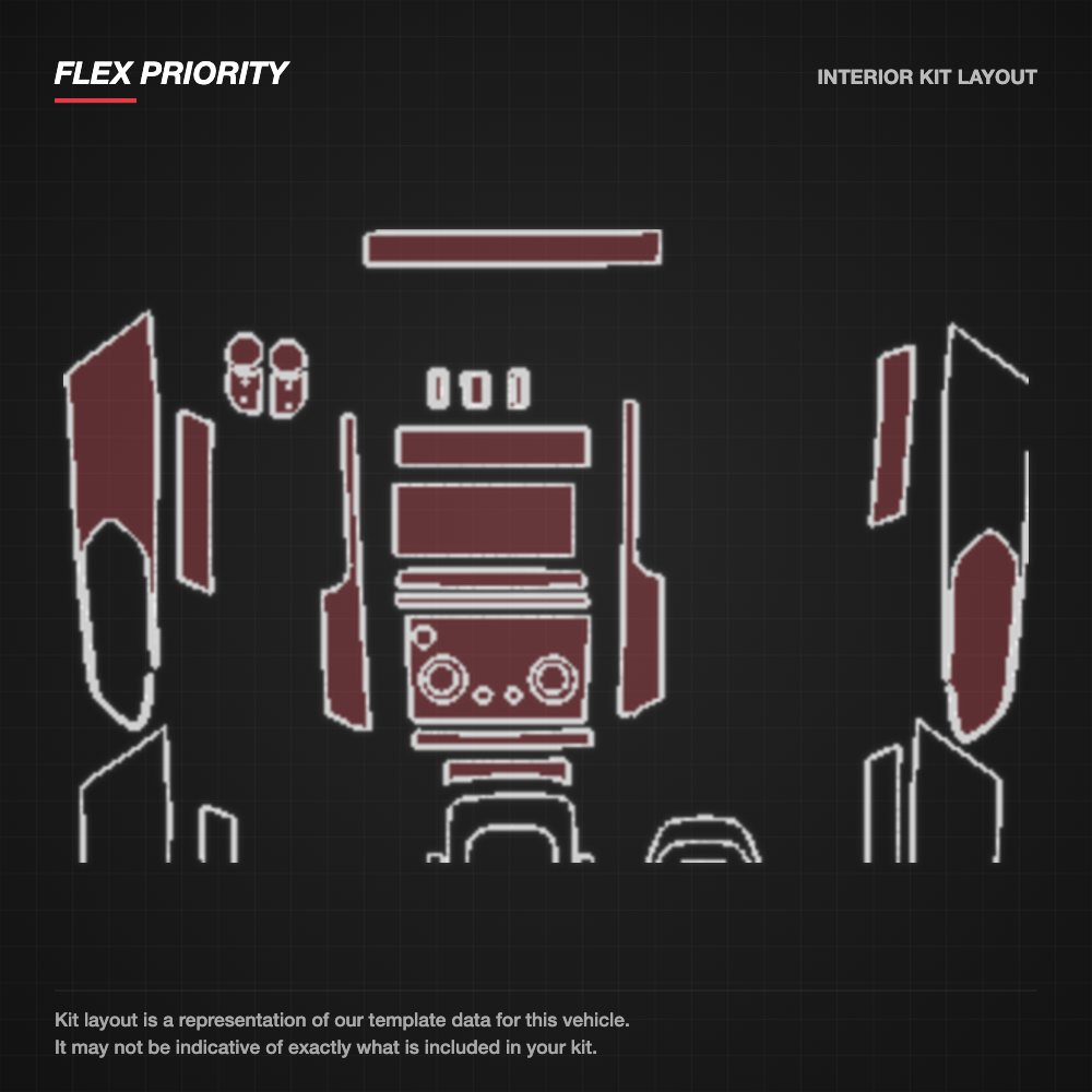 Land Rover Discovery Sport 2020-2023 kit layout