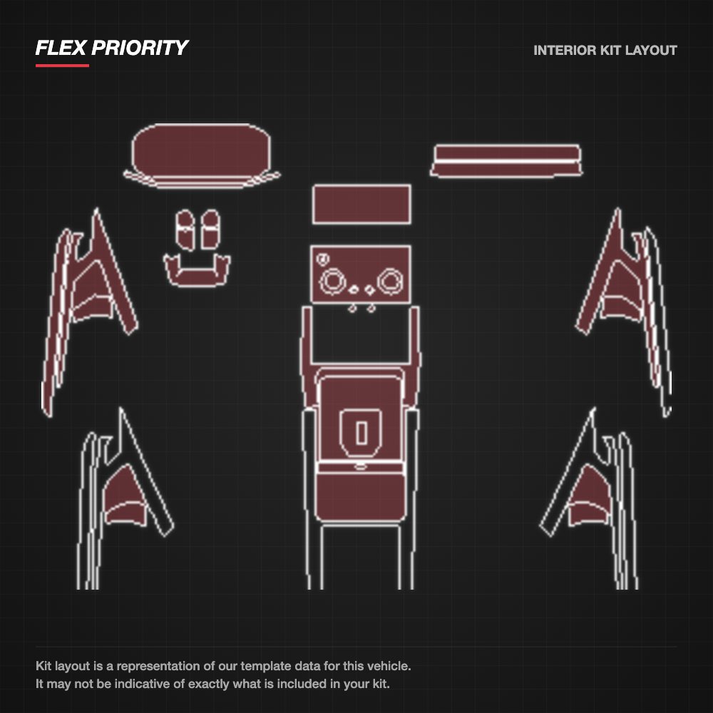 Land Rover Range Rover Evoque 2019 kit layout