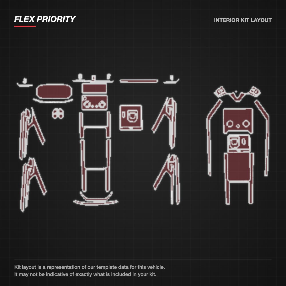 Land Rover Range Rover Evoque 2020 kit layout (template 2)