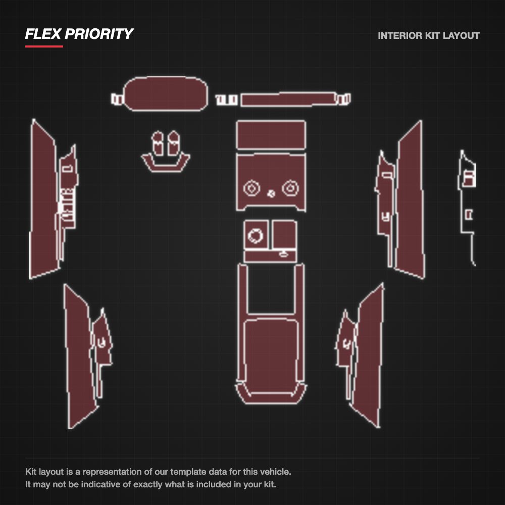 Land Rover Range Rover Velar 2017-2018 kit layout