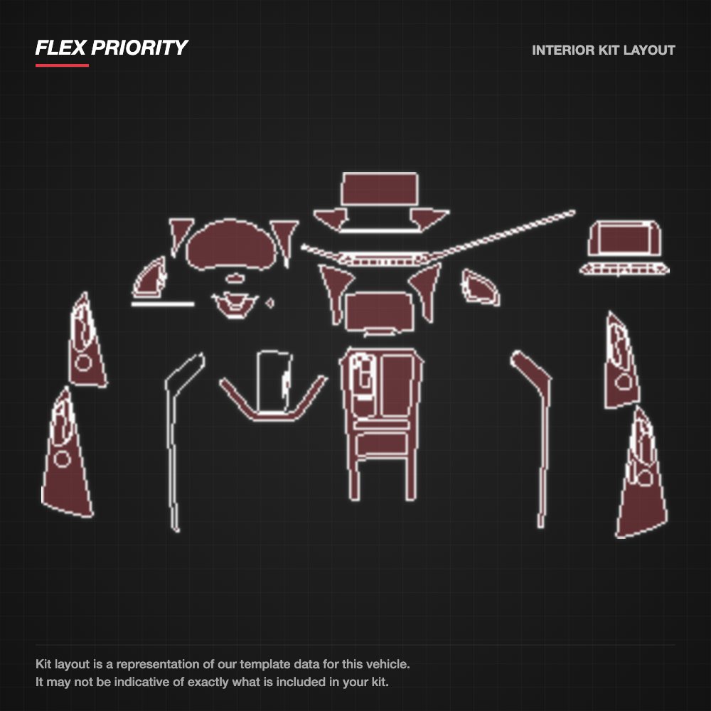 Kia Stinger 2021+ kit layout