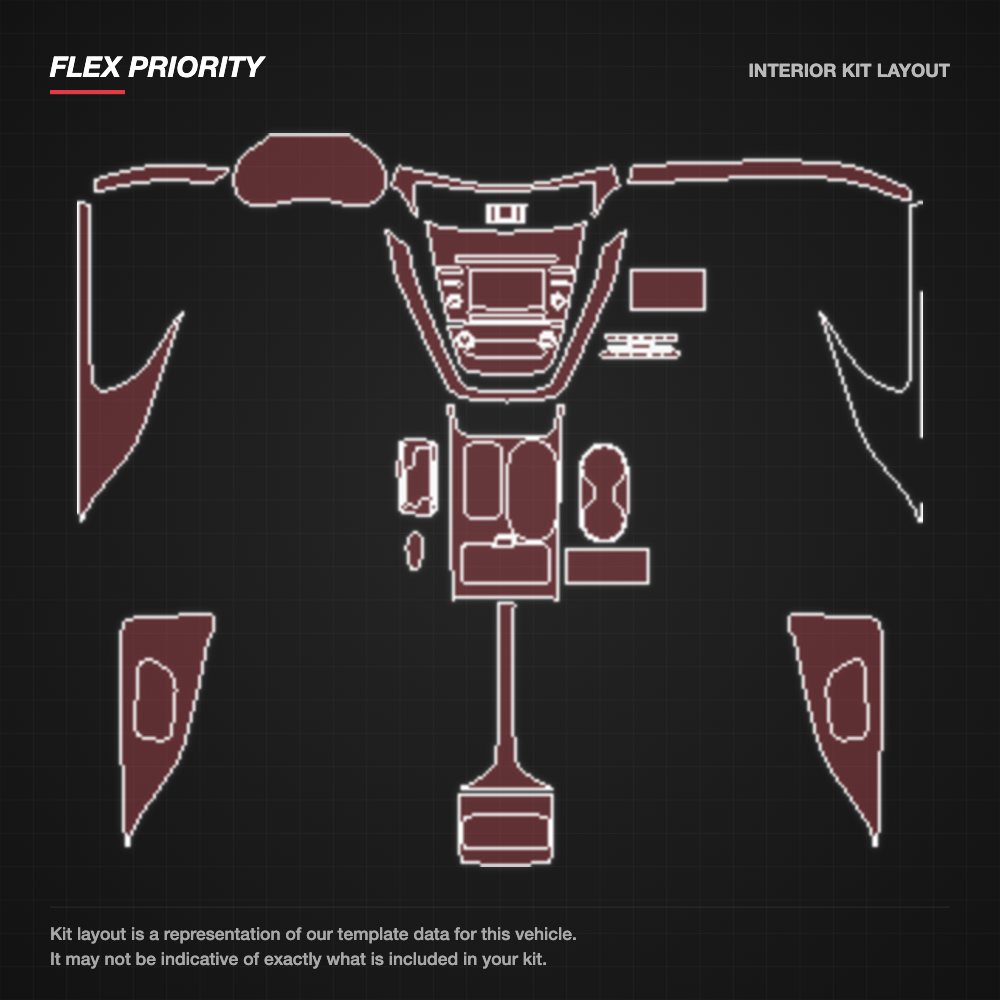 Nissan Murano 2017-2024 kit layout
