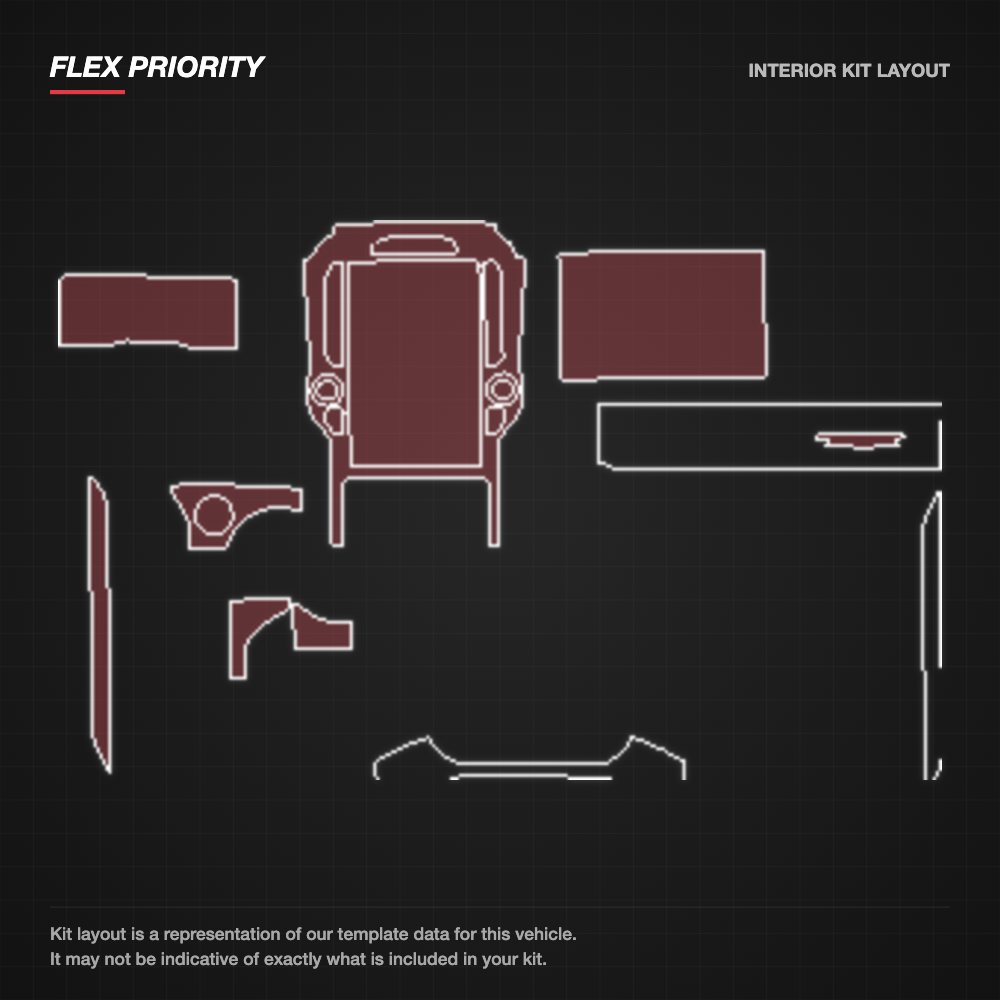 RAM 1500 2022-2024 kit layout