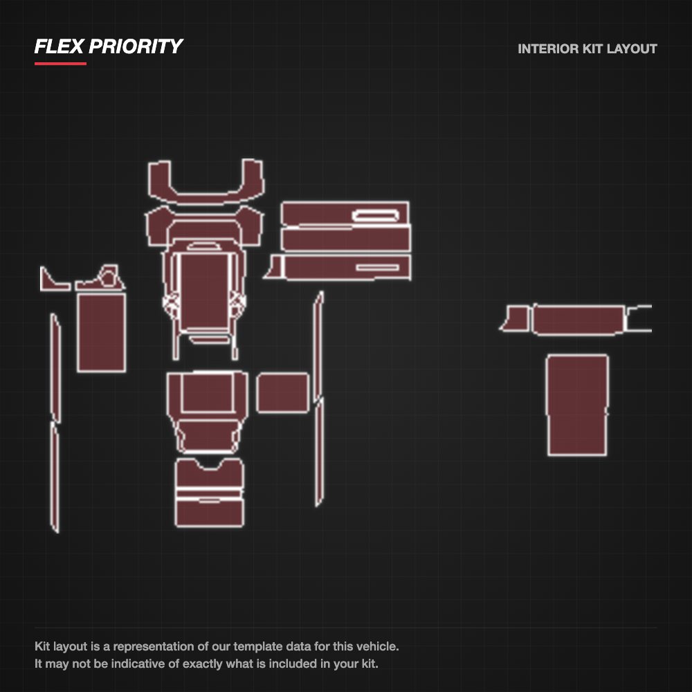 RAM 1500 Rebel 2022+ kit layout