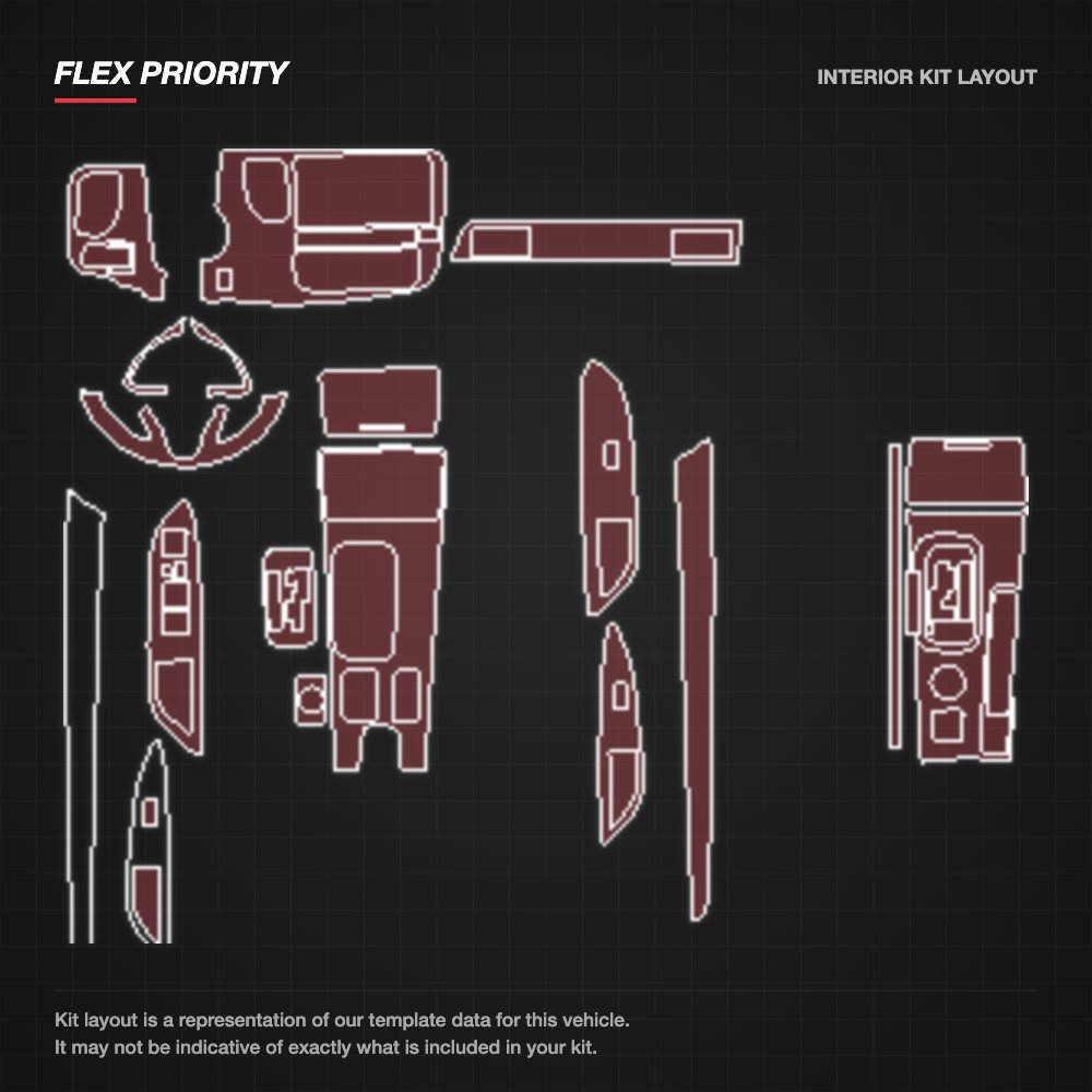 Mitsubishi Outlander 2018-2021 kit layout