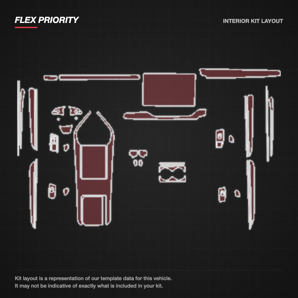 Tesla Model S 2022+ kit layout