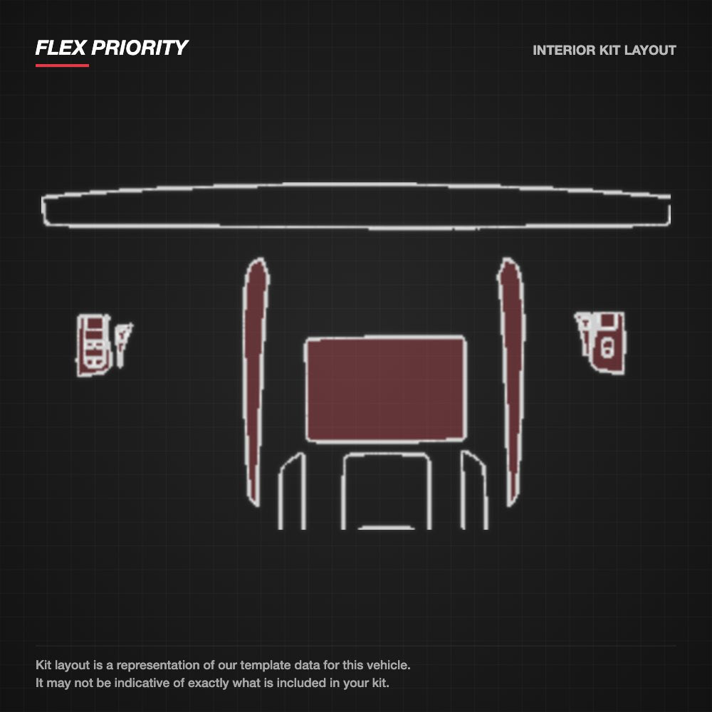 Tesla Model Y 2021-2024 kit layout