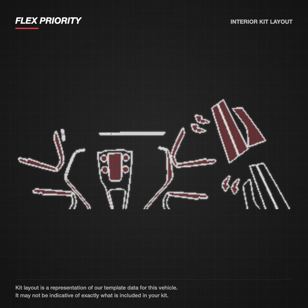 Volvo V40 2017+ kit layout