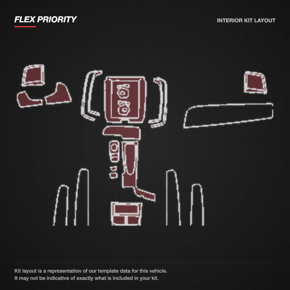 Volvo V90 2018-2020 kit layout