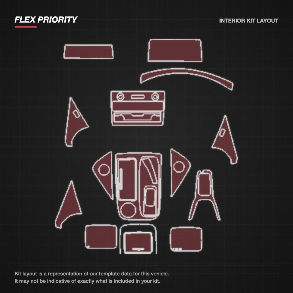 Infiniti QX80 2016-2024 kit layout