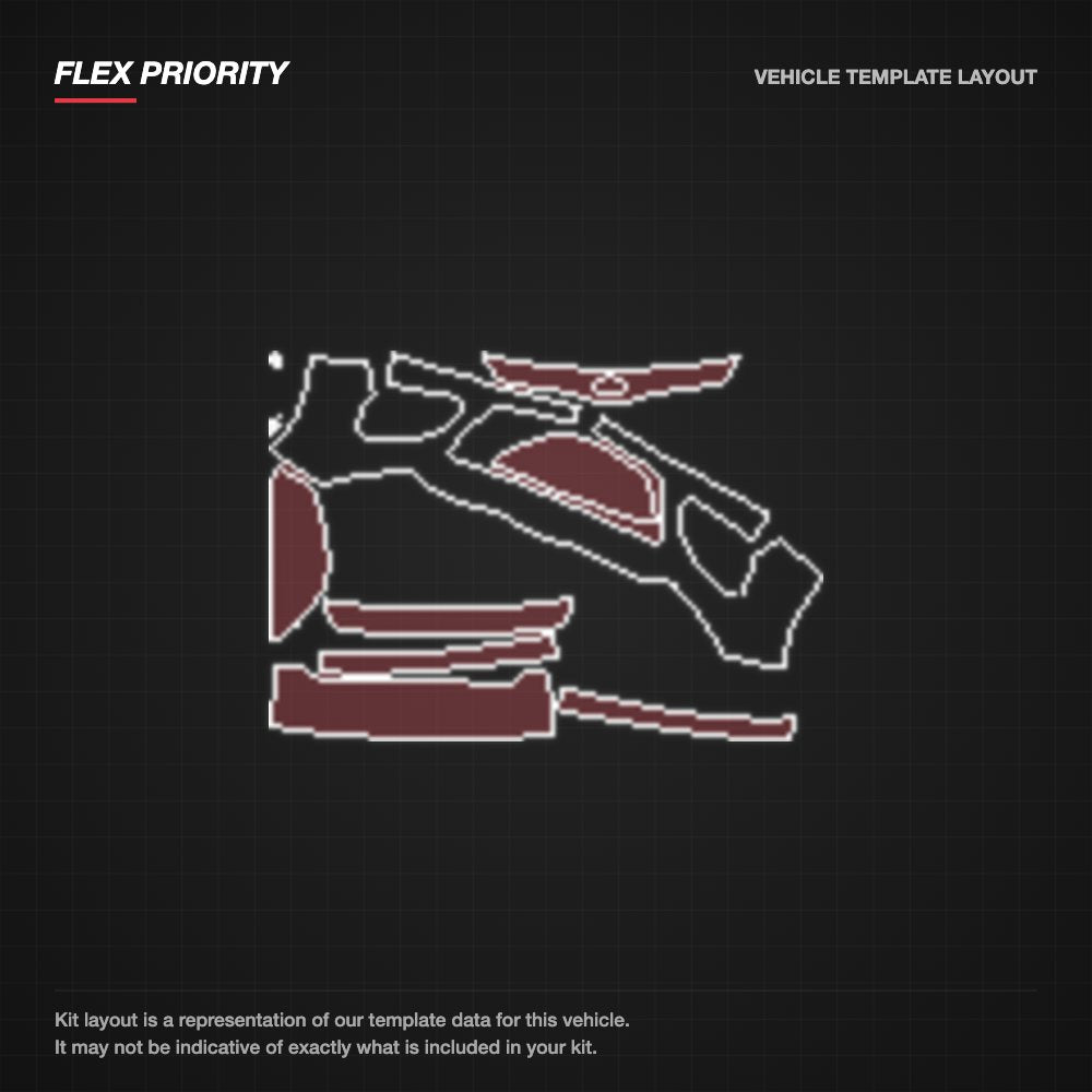 Kia Rio 2015-2016 kit layout (template 1)
