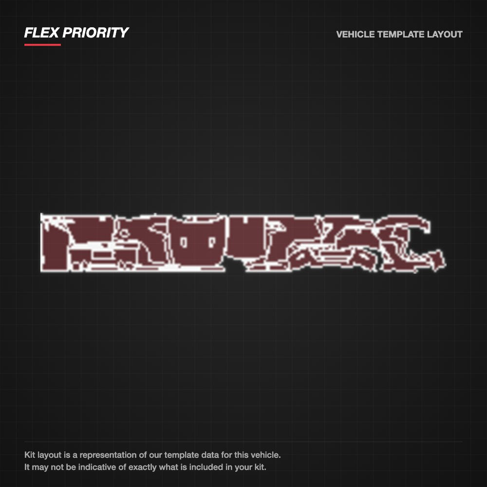 Nissan GTR 2015-2016 kit layout (template 1)