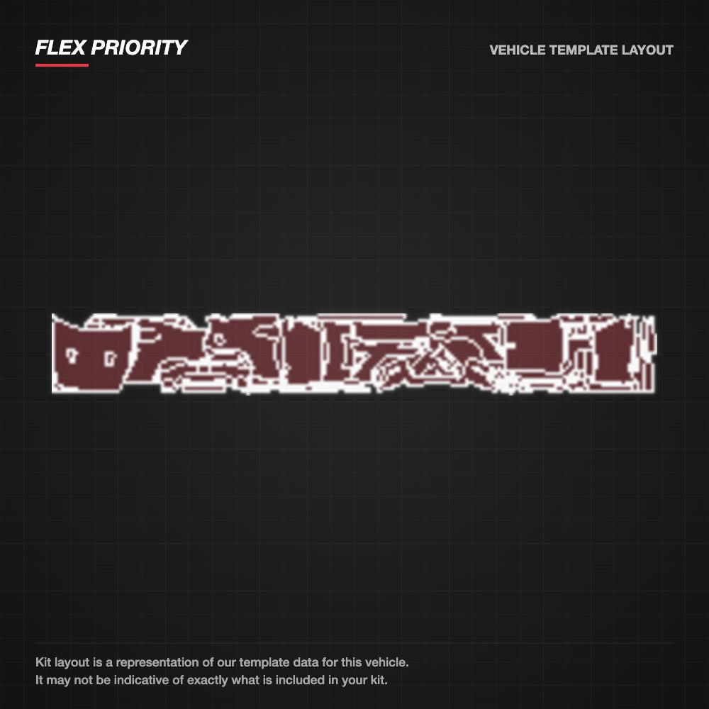 Nissan GTR 2015-2016 kit layout (template 2)