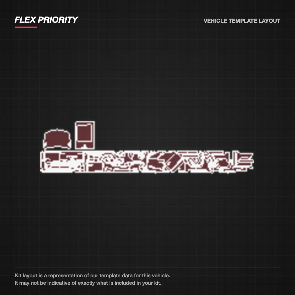RAM 1500 Tungsten 2025+ kit layout