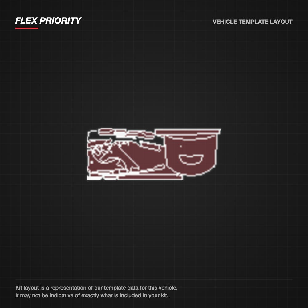 Mitsubishi Lancer 2005-2007 kit layout