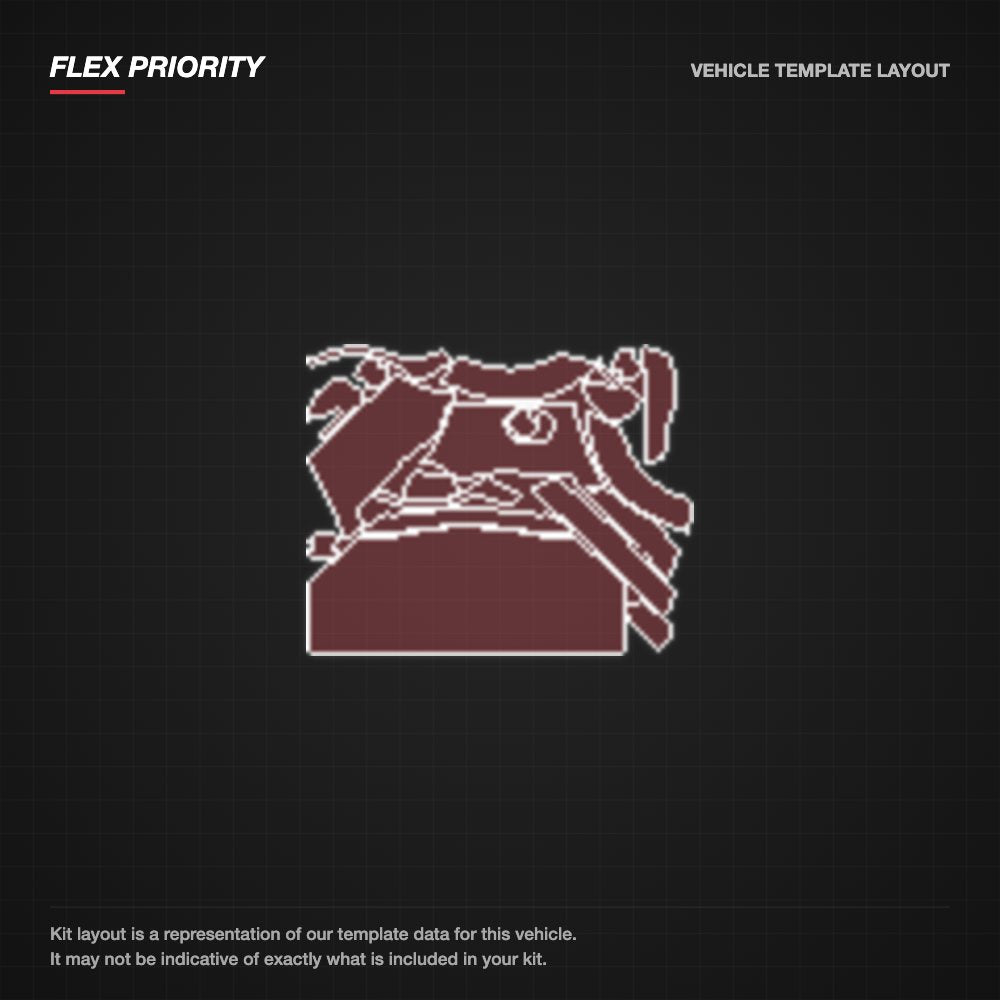 Mitsubishi Outlander 2013-2016 kit layout