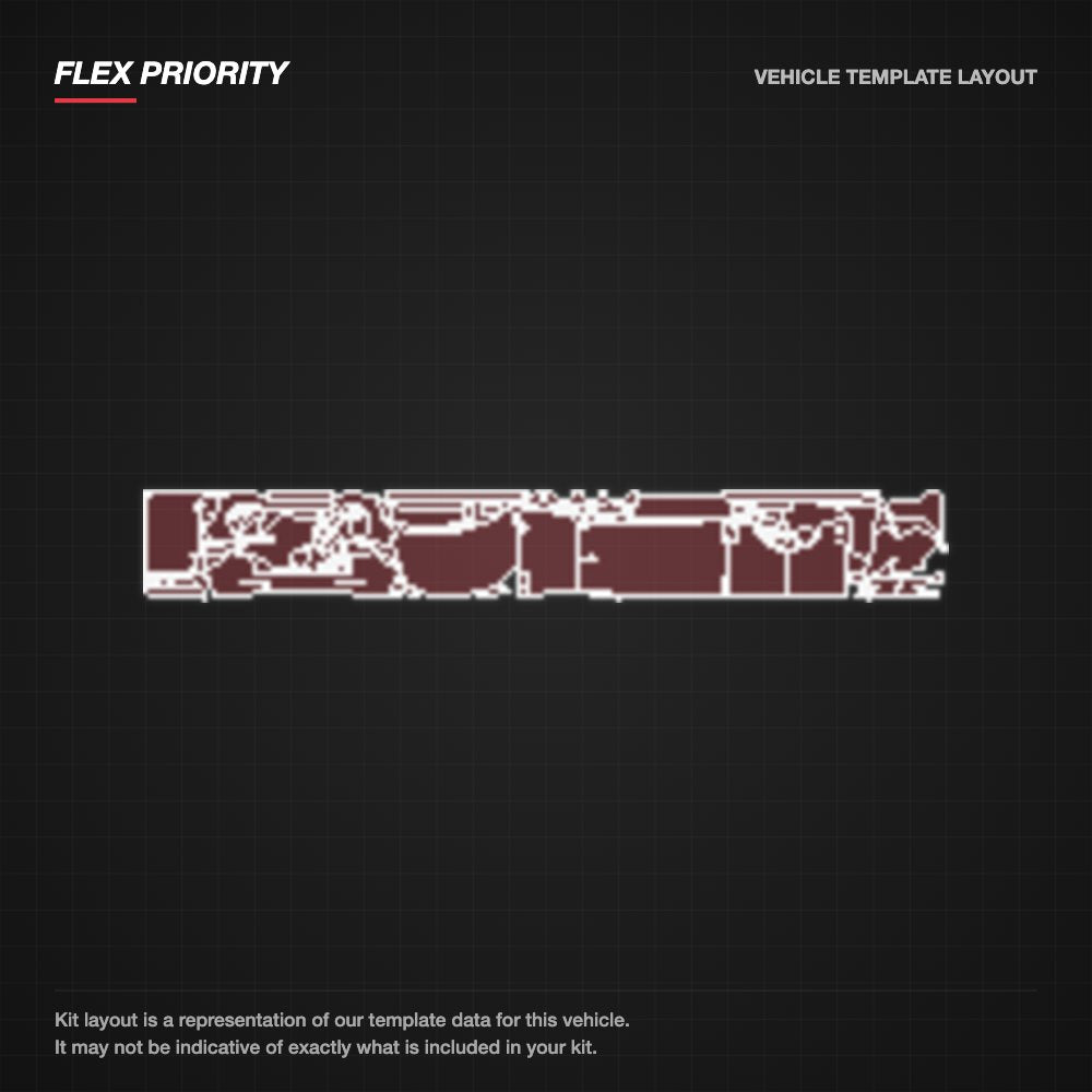 Mitsubishi Outlander 2023+ kit layout (template 1)