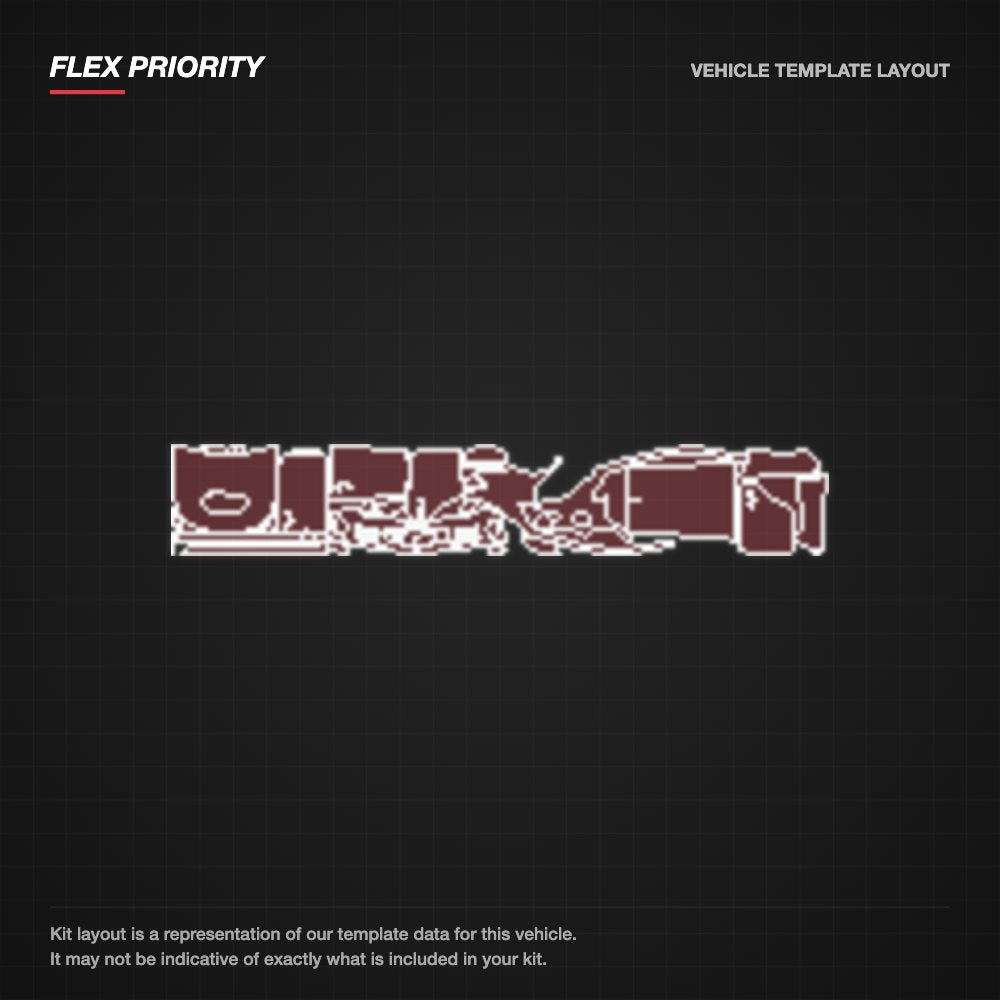 Subaru Impreza 2014 kit layout (template 2)